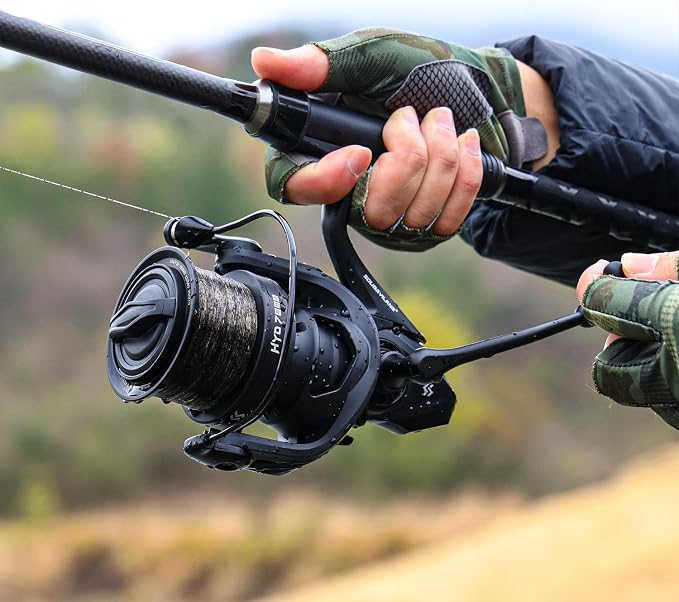 Sougayilang Big Pit Catfish Reel – 44LB Drag, 4.7:1, 6+1 Bearings, 30mm Long Stroke Spool, Large Line Capacity, Graphite Body – Heavy Duty Catfish & Carp Reel