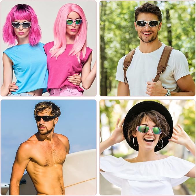 4 PACK Polarized Sport Sunglasses for Women Men UV Protection,Running Cycling Fishing Sunglasses Outdoor