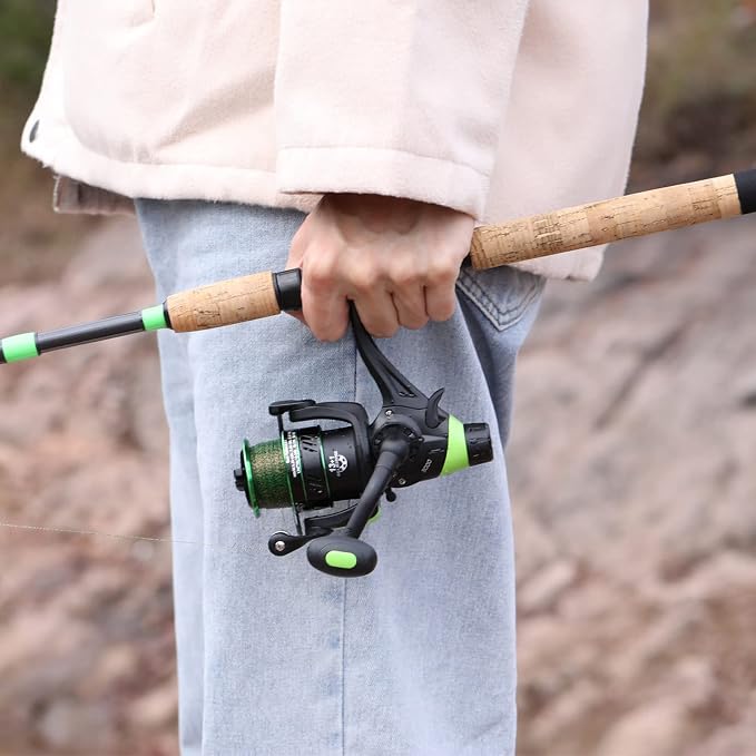 Sougayilang Carp Fishing Reel 13+1 Stainless Steel BB Bait Feeder Spinning Reel for Freshwater and Saltwater