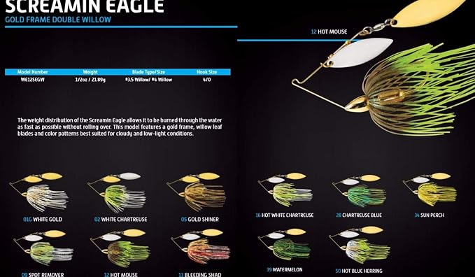 WAR Eagle Custom Lures War Eagle Artificial Fishing Bait