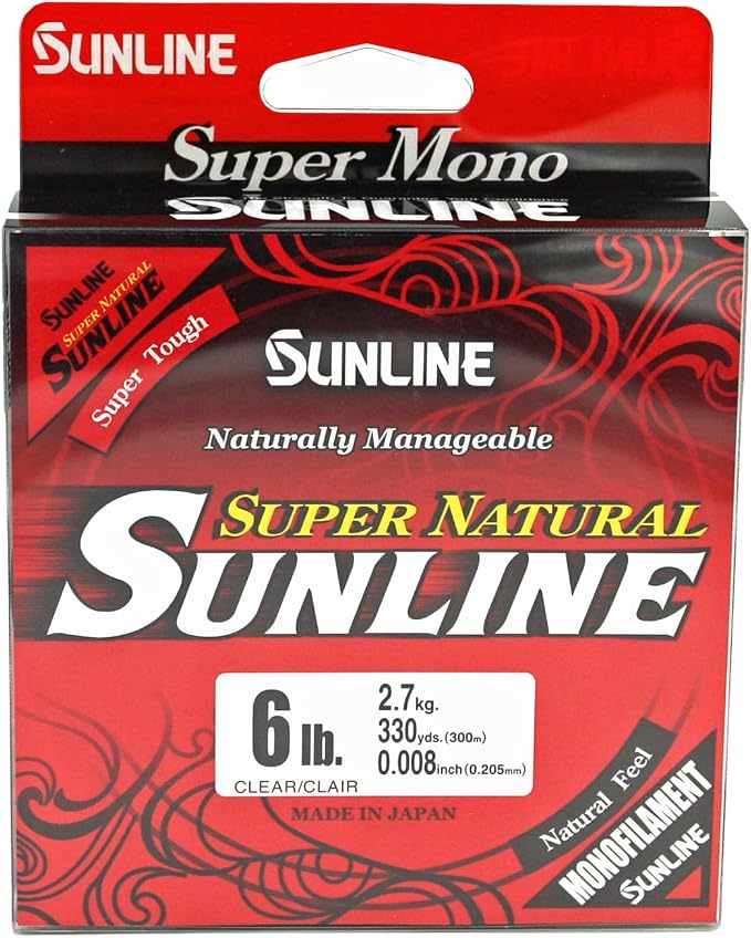 Sunline Super Natural Monofilament Fishing Line