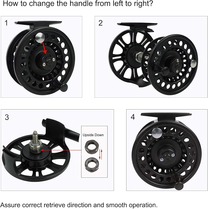Aventik Fly Fishing Reel 3/4/5/6/7/8/9 Pre-Loaded Fly Reel with Line Combo