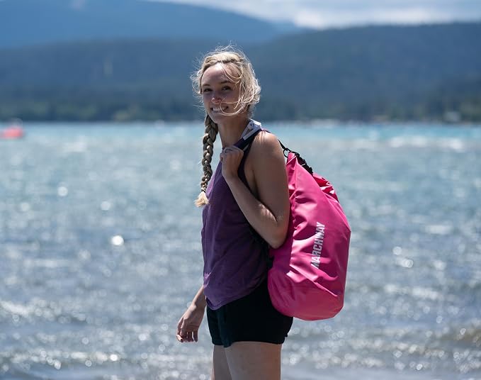 MARCHWAY Floating Waterproof Dry Bag Backpack 5L/10L/20L/30L/40L, Roll Top Sack Keeps Gear Dry for Kayaking, Rafting, Boating, Swimming, Camping, Hiking, Beach, Fishing