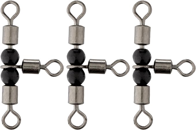 Thundermist Lure Company T-Turn 3-Way Swivel Tangle Free Tackle Equipment