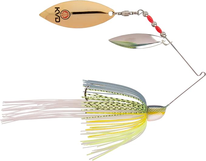 Strike King KVD Finesse Spinnerbait Fishing Lure, Perfect Skirt