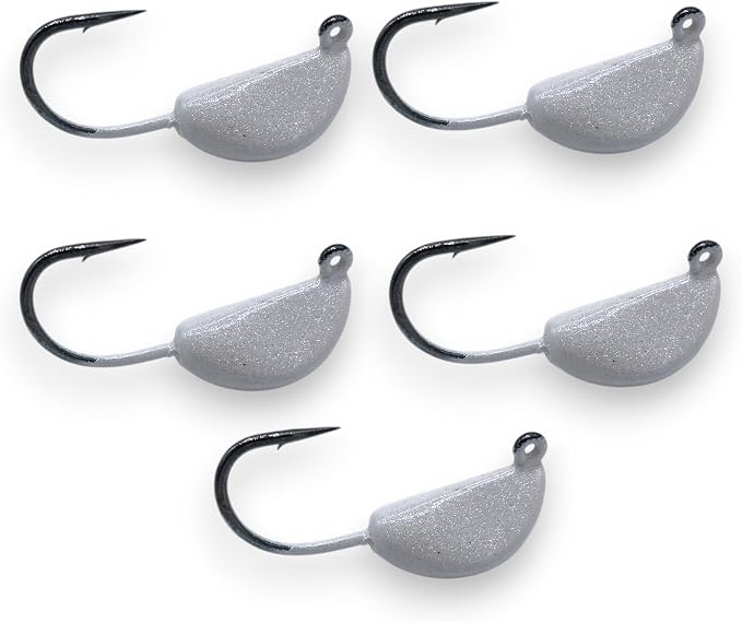 Sheepshead Jig, 2~5 Pack, Standup Style Jig, Saltwater Fishing Jig, Powder Coat Finish Made in The USA with 2X Hook, 1/2oz, 3/4oz, 1oz Sizes
