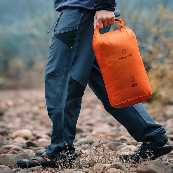 Thous Winds Waterproof Dry Bag, 30D Lightweight Dry Storage, 12L/24L/36L Roll Top Floating Sack for Outdoor, Camping, Kayaking, Beach, Water Sports