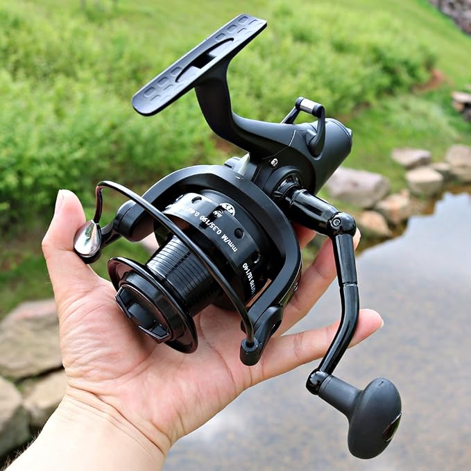 Sougayilang Spinning Fishing Reel 12+1BB Metal Body Smooth Carp Spinning Reels for Saltwater Freshwater Fishing