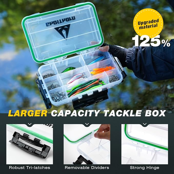 Ghosthorn Fishing Backpack Waterproof Tackle Bag Sling Bag Gift
