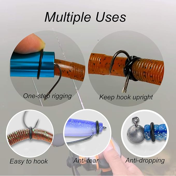 Senko Bait, 12PCS Fishing Soft Plastic Lures, 5.71inch Worms Bass Fishing Lure Kit Rubber Stick Baits with Salt for Wacky Rig Saltwater Freshwater
