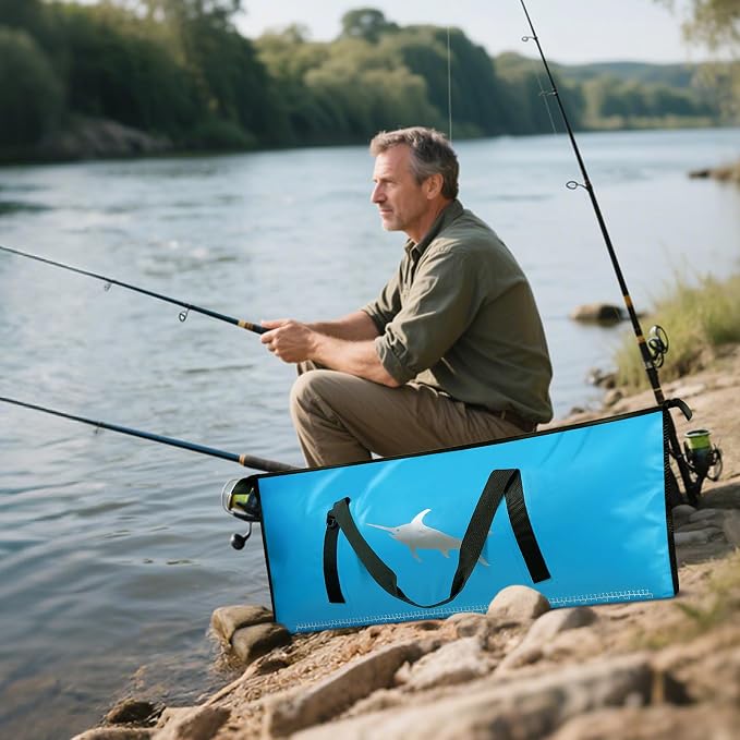 Insulated Fish Cooler Bags for Fishing Kill Bag Fishing Cooler Bag Portable Leakproof - Fish Bags for Caught Fish Keep Ice Cold for Over 24 Hours