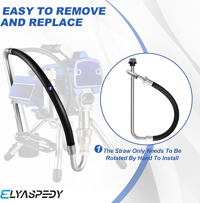2026 New Stainless Steel Suction Hose,Compatible With Graco 390 395 490 495 595 And Tongshan T300 500 Airless Spraying/Line Painting Machine,Airless Paint Sprayer Accessories