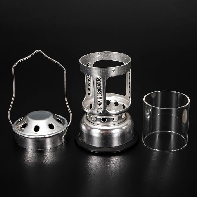 Portable Candle Lantern Night Fishing ing Outdoor Camping Aluminium Alloy Candle Lamp