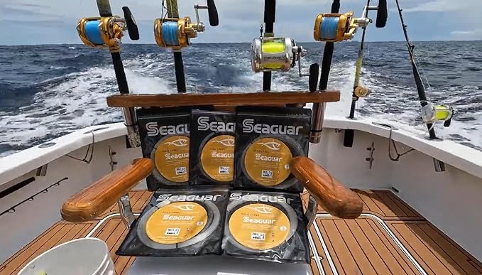 Seaguar Gold Label Big Game 100% Fluorocarbon Fishing Line Leader, 25 Yards, Multiple Weight Limits