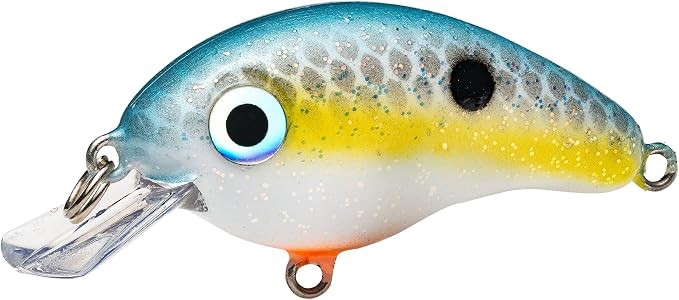 Strike King Bitsy Pond Minnow Crankbait Fishing Lure, 3/32 oz, Irresistible to Fish