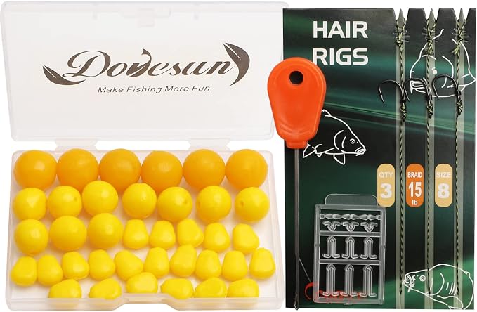 Dovesun 41PCS/151PCS Carp Fishing Hair Rigs Baits Carp Rigs Kit Fishing Equipment Accessories