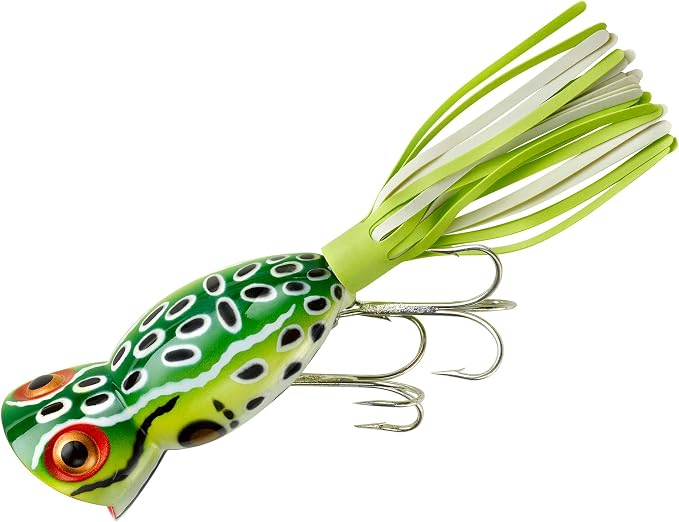 Arbogast Triple Threat Fishing Lure 3-Pack - Includes Jitterbug Lures and Hula Popper Lures