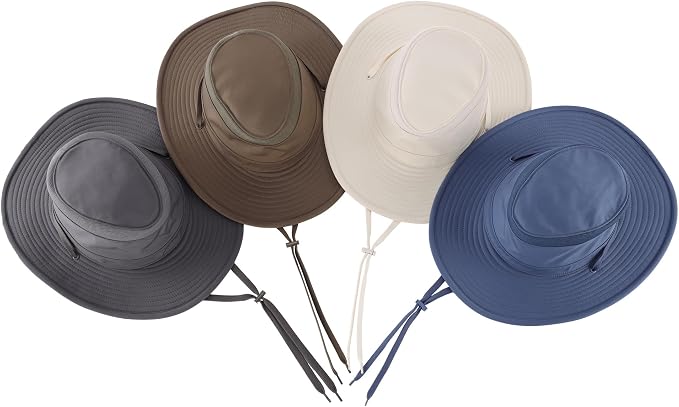 Home Prefer Classic UPF 50+ Men's Sun Hat Wide Brim Bucket Hat UV Protection Fishing Hat for Men Beach Safari Gardening Golf