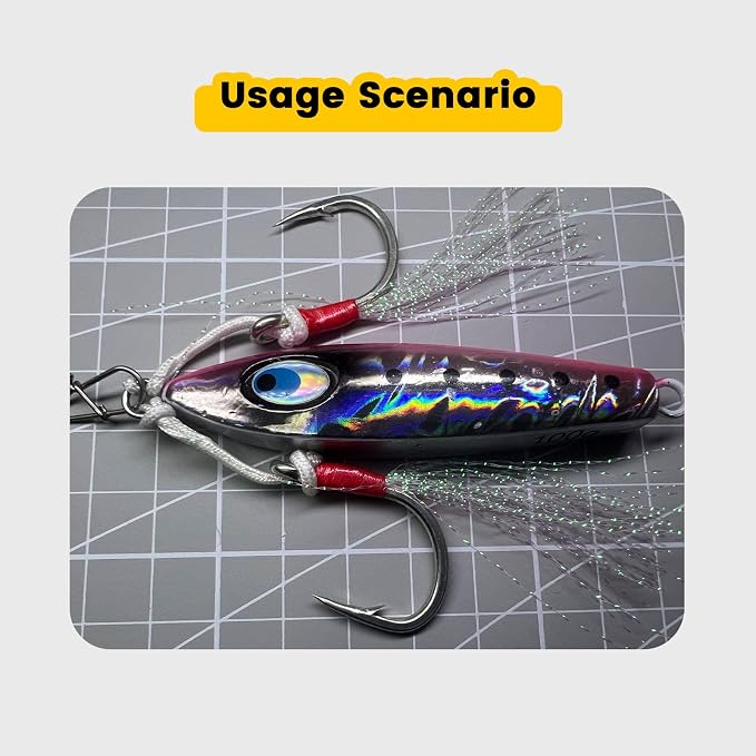 100PCS High-Strength Fishing Snap Clips, Quick Change Crankbait Lure Clips & Speed Clips, Stainless Steel Duo-Lock Snap Swivels for Freshwater/Saltwater Fishing, Power Clips