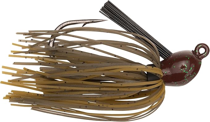 Strike King Bitsy Flip Jig Fishing Lure, Extra-Strong Weed Guard