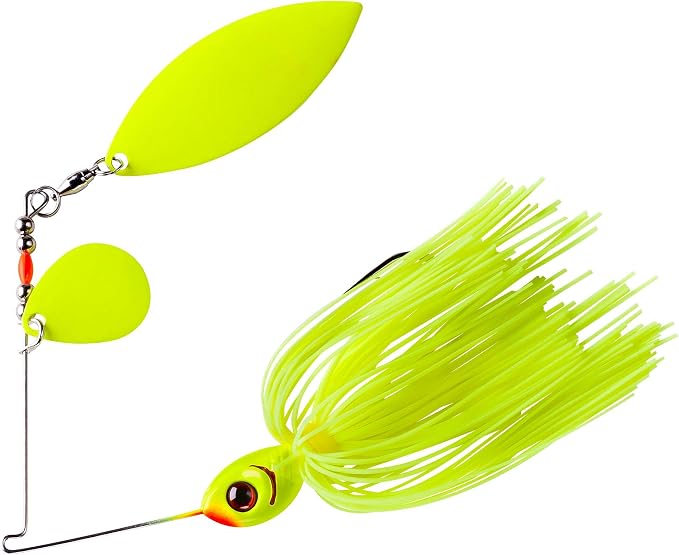 Booyah Glow Blade Spinner-Bait Bass Fishing Lure