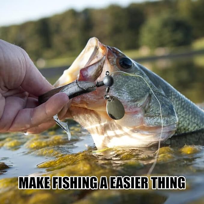 MAFIMOEA 50 Pcs Soft Fishing Lures Plastic Paddle Tail Swim Baits Kit for Bass Trout Walleye Crappie 5 Mixed Colors Fishing Soft Plastic Lure Kit 5.5CM
