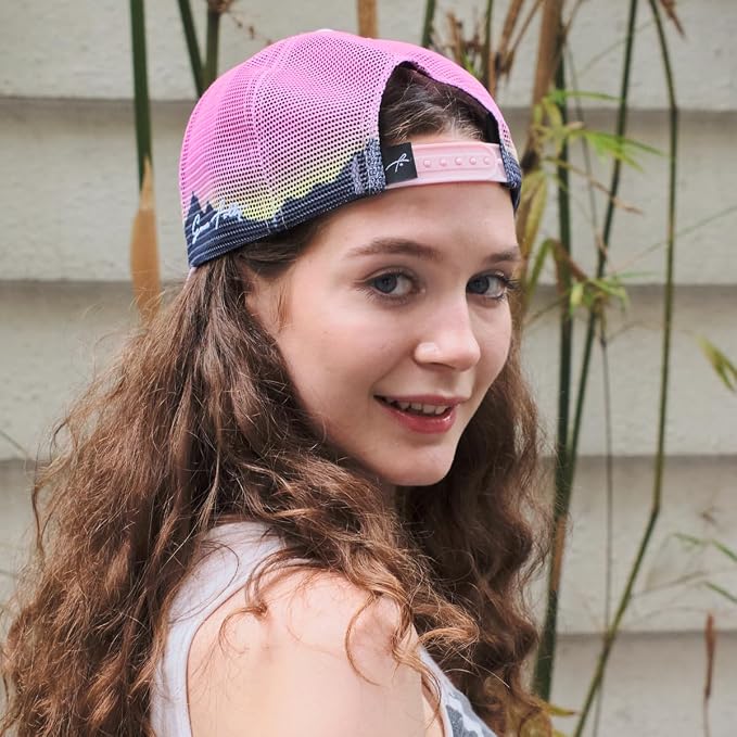 Grace Folly Beach Trucker Hats for Women- Snapback Baseball Cap for Summer