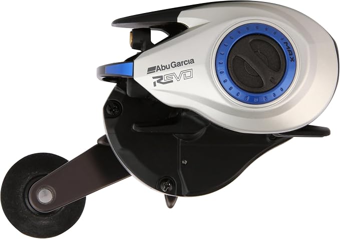 Abu Garcia Revo Inshore Low Profile Baitcast Reel, Reliable All-Water Fishing Reel, Compact A-Symmetric Body with Gullwing Sideplate Design, Durable X2-Craftic Alloy Frame, Max Drag of 25lb | 11.3kg