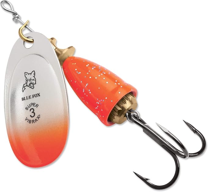 BLUE FOX Classic Vibrax, Inline Spinner Lure for Trout Bass Walleye and Salmon Premium Fishing Spinner