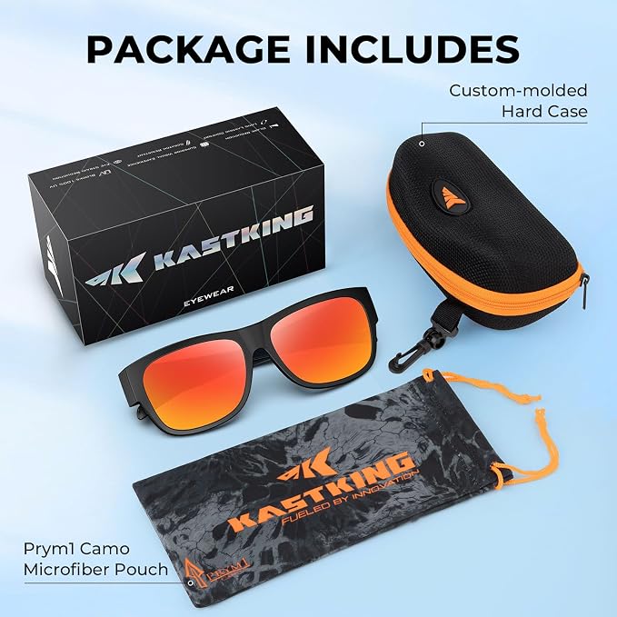 KastKing Chariton Fit-Over Polarized Wrap Around Over Sunglasses for Men and Women, Ideal for Driving Fishing Cycling Running