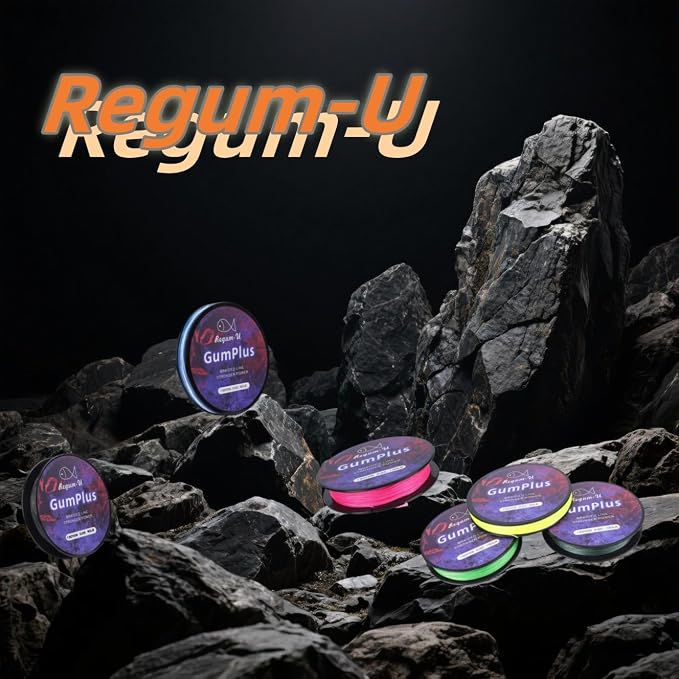 GumMAX 545/1093/1640yds 5-100LB 8X Braided Fishing Line Abrasion Resistant Superline Zero Stretch & Smaller Diameter Confuse & Never Fade in Saltwater and Freshwater