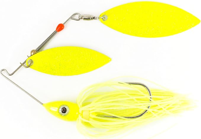Nichols Lures Pulsator Metal Flake Double Willow Spinnerbait
