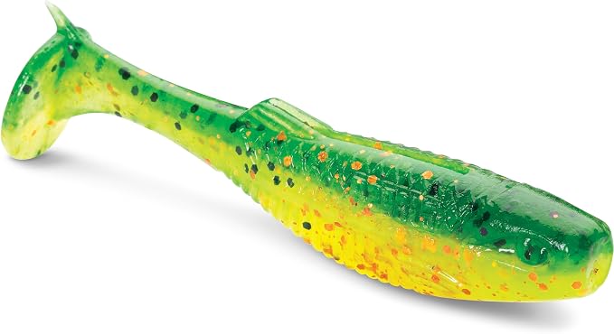 Rapala CrushCity Mayor Soft Plastic Paddle Tail Swimbait, Strong Kicking Action for Swim Jigs & Underspins, Bass, Redfish, Trout, Snook, Walleye & More