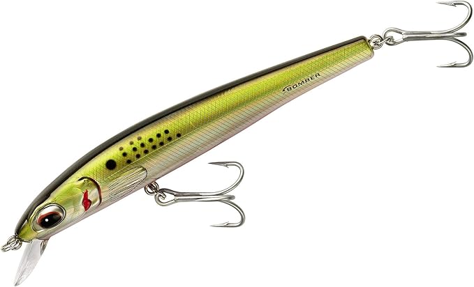 Bomber Lures Long Shot Slender Minnow Bait Saltwater Fishing Lure