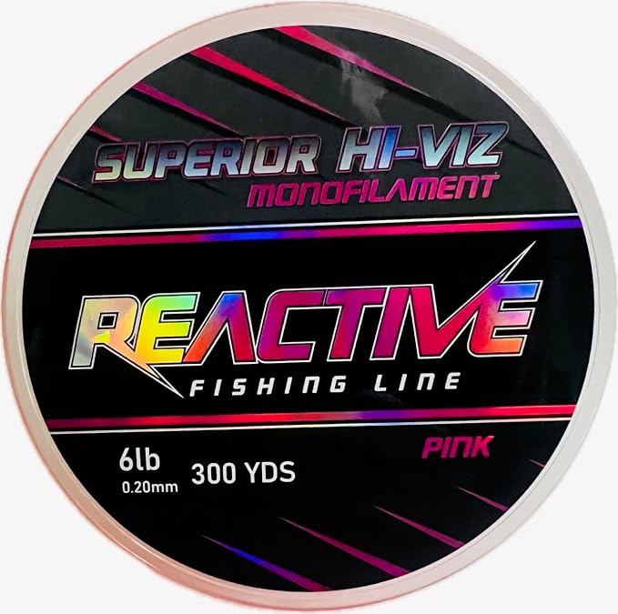 Reactive Superior Hi-Viz Pink Monofilament