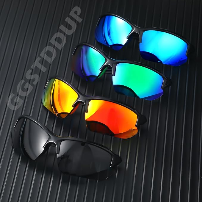 4 PACK Polarized Sport Sunglasses for Women Men UV Protection,Running Cycling Fishing Sunglasses Outdoor