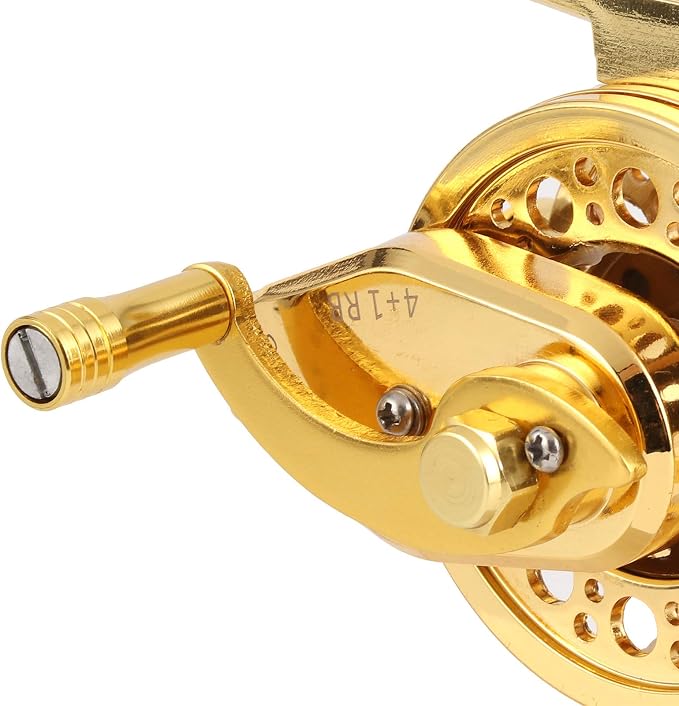 Fishing Reels, All Metal Fishing Wheel High Speed Fishing Wheel for Ice Fishing Rods for Fishing for Middle Pass Rods for Rock Fishing Rods(Left Hand)