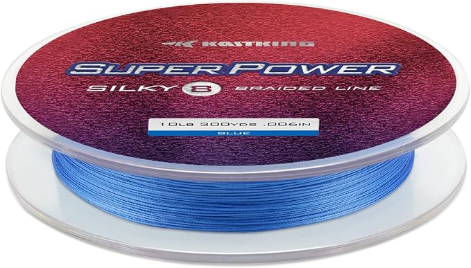 KastKing SuperPower Braided Fishing Line - Abrasion Resistant Braided Lines – Incredible Superline – Zero Stretch – Smaller Diameter – A Must-Have!