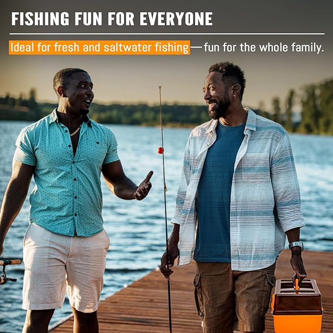 448-Pcs Fishing Lures Kit – Complete Large 3-Layer Tackle Box Set with Hooks, Weights, Bobbers, Pliers, Rigs, Leaders & Accessories for Men, Kids, Beginners, Gear gift choice for Fathers Day