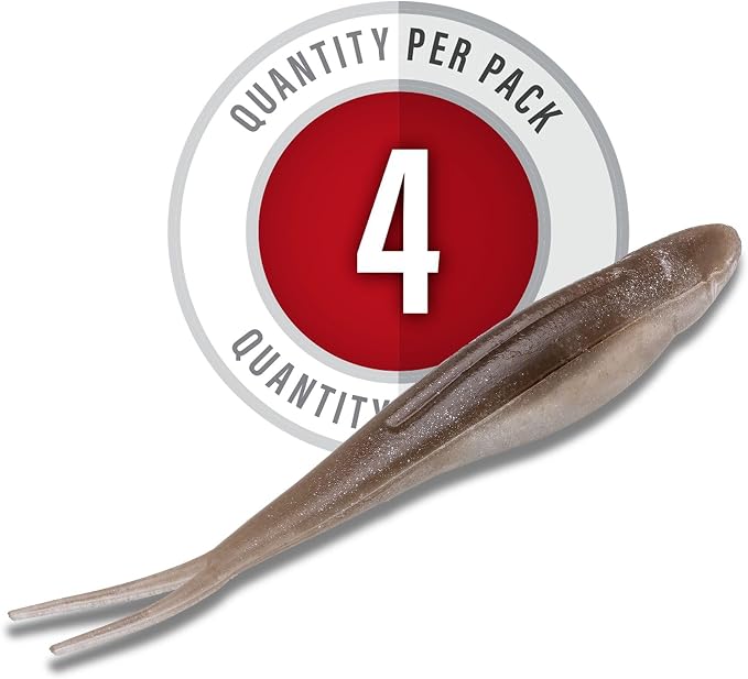Strike King 3X Z Too Soft Jerkbait Fishing Lure, 5", Salt-Impregnated