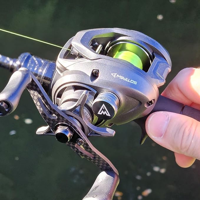Baitcasting Reel,Ultralight 5oz Carbon Frame BFS Casting Reels, 20 Level Magnetic Brake System, 7.1:1 Gear Ratio,9+1 Stainless Steel Bearings, Fishing Bass Trout Crappie