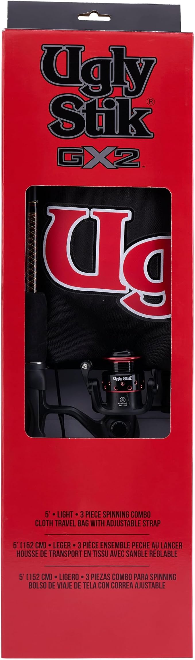 Ugly Stik GX2 Spinning Reel and Fishing Rod Combo
