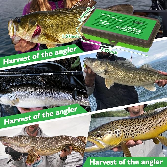 FONMANG Fishing lures-2026 New Fishing Lure kit for Bass Trout,Tackle Box with Tackle Included, Fishing Plugs,Swimbait, Minnows, Soft Baits, Hooks & Weights Accessories