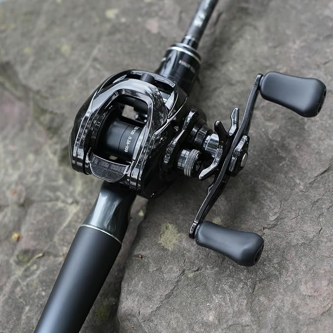 HAUT TON Matel Master Advanced Version Baitcaster reels,6.2:1Gear Ratio,5+1Ball Bearing,Bait clickers,12Lb Drag System Fishing Reels,for Saltwater,Freshwater