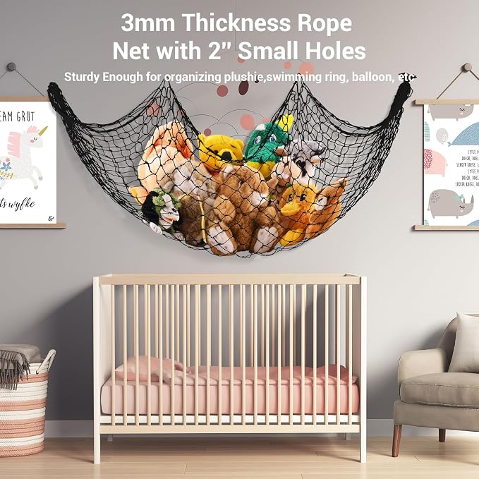 10x5 Feet X-Large Fish Net Decorations for Party - 2 Pack Black Fishing Net Decor for Halloween Gothic Pirate Party, 3mm Cotton Decorative Netting Table Runner Photo Display Backdrop Wall Decor