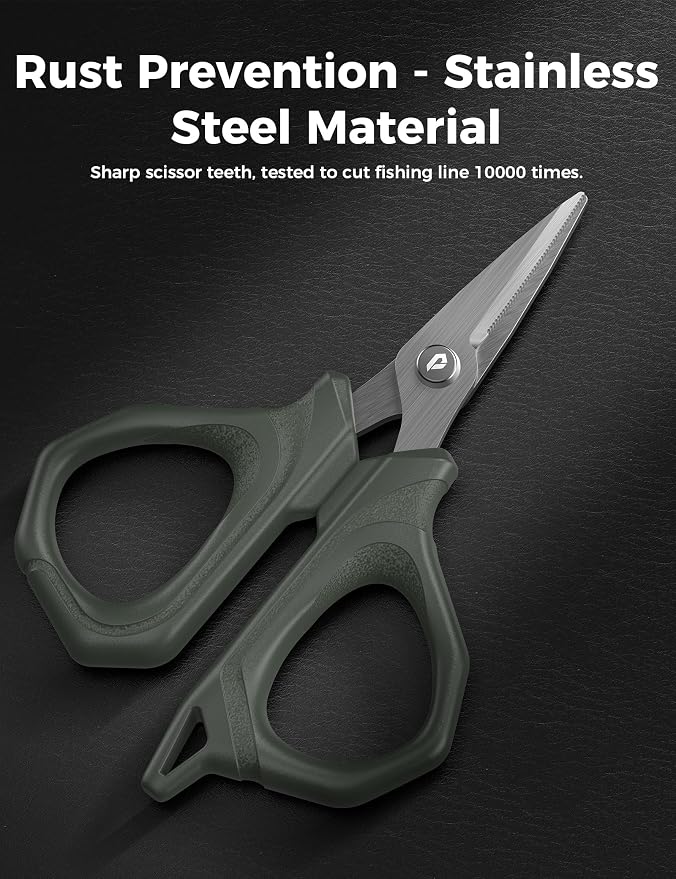 Fishing Tools Kit, Fishing Pliers,Fishing Scissors, Fishing Line Cutter for Braided Fishing Line,Fishing Gear with Lanyard