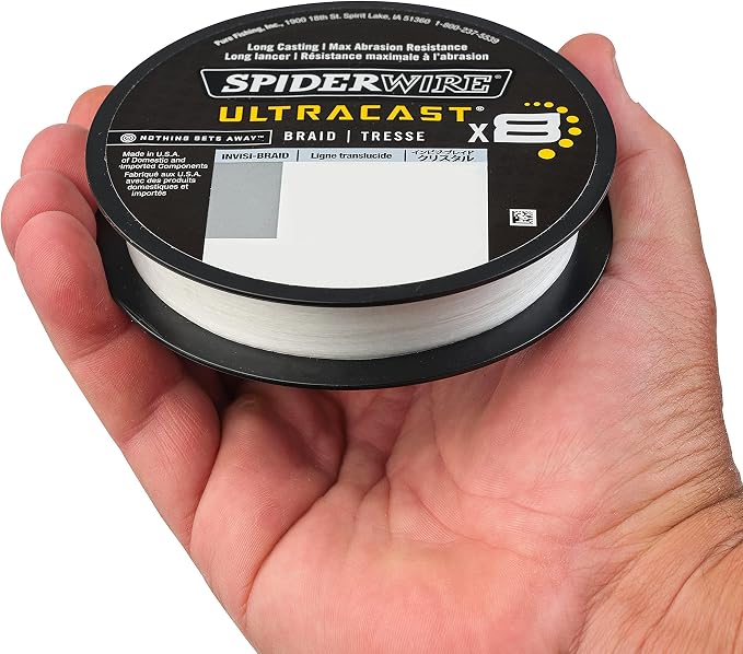 SpiderWire UltraCast Braided Fishing Line with Berkley Vanish Dual Fishing Spool