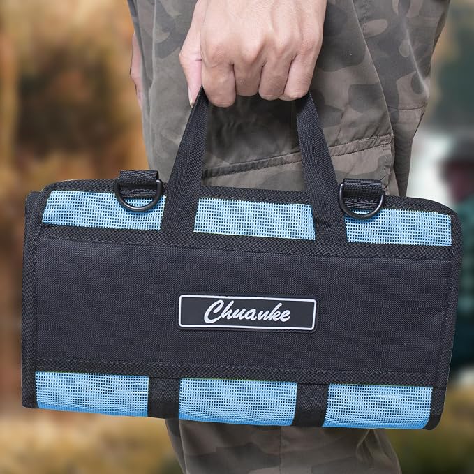 Lure Bag 6 Pocket PVC Protective Cover Durable Fishing Bag Trolling Lure Tackle Box