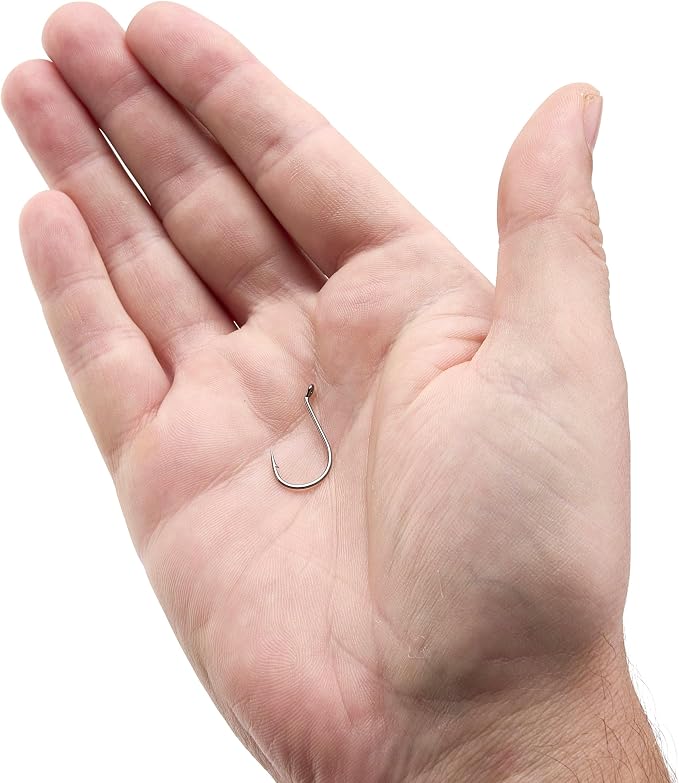 Berkley Fusion19 Wide Gap Live Bait Hooks, Size 4 Fishing Hooks, Needle Point with SlickSet Coating for Easy Penetration, Forged for Added Strength