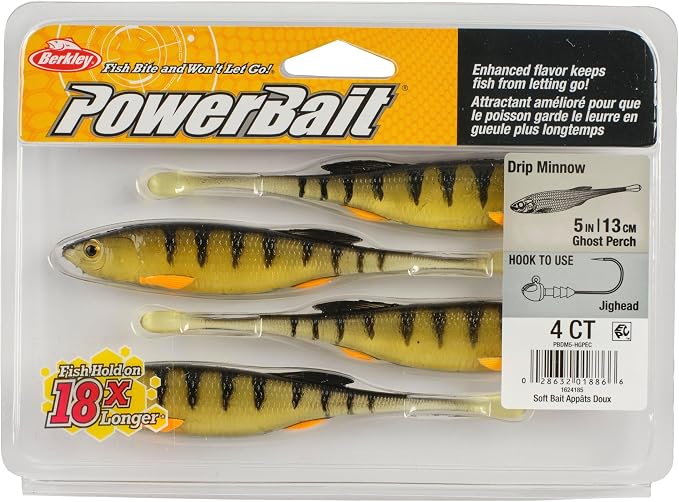 Berkley PowerBait Drip Minnow Fishing Soft Bait